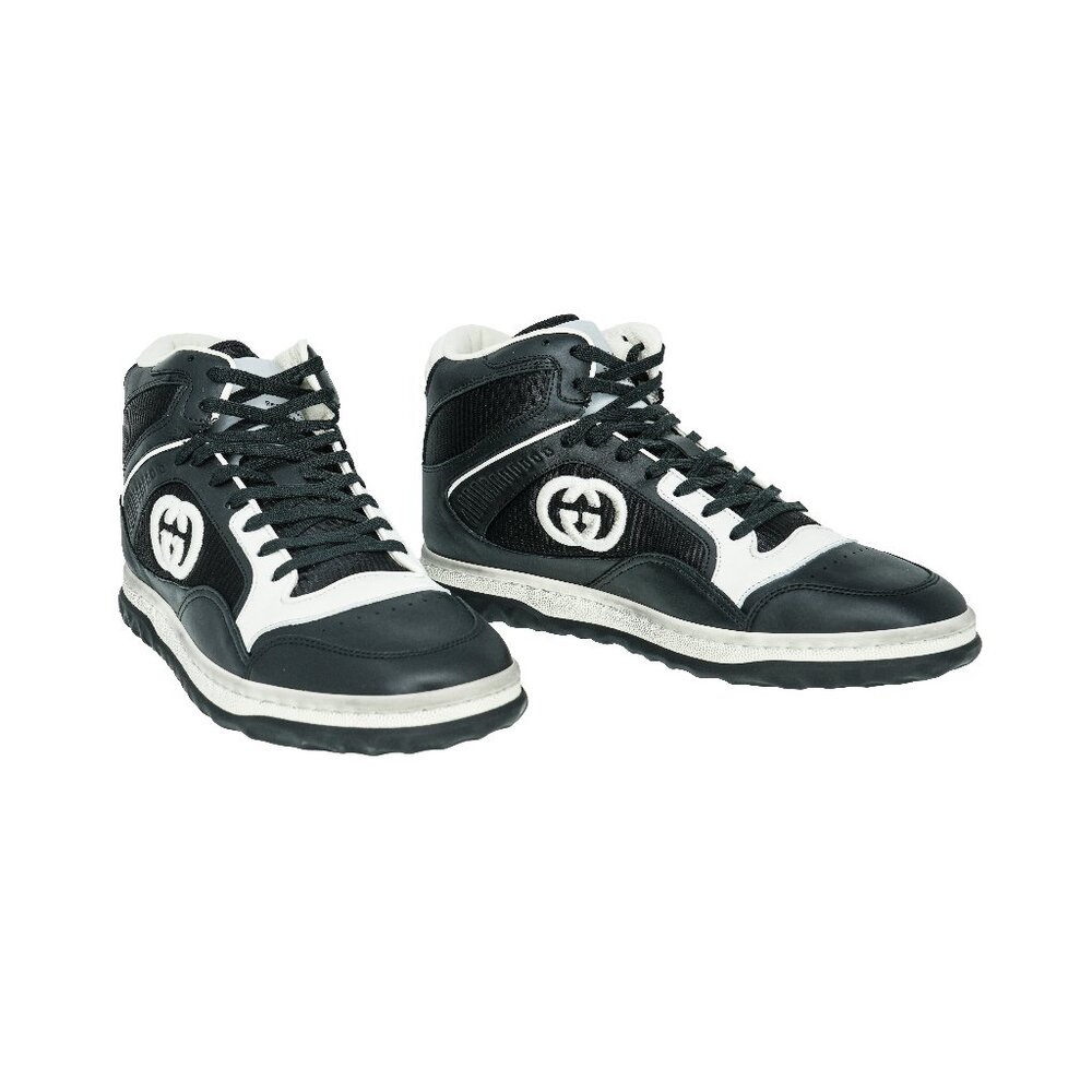 Gucci Men's MAC 80 Embroidered High-Top Sneakers